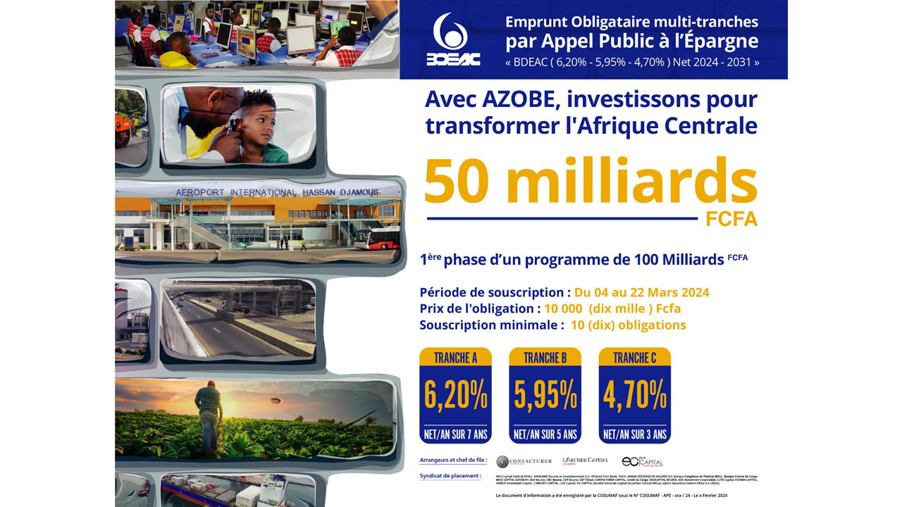 Emprunt obligataire multi-tranches par Appel Public à l'Epargne « BDEAC